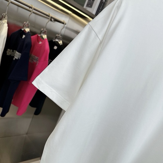 Белая оверсайз футболка Chrome Hearts Premium