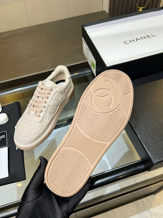 Женские кроссовки Chanel Tweed premium