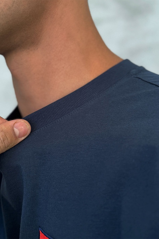 Мужская футболка Tommy Hilfiger flag logo - Navy