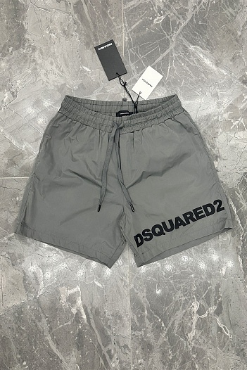 Мужские серые шорты Dsquared2   