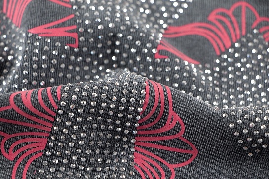 Серая оверсайз футболка Gothic logo