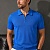 Мужское поло Stefano Ricci Eagle zip-neck - Blue