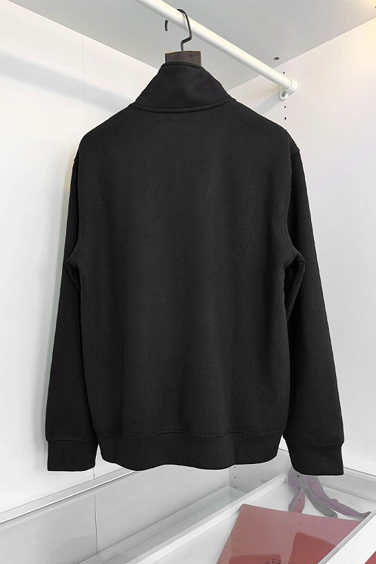 Утеплённая кофта Loro Piana zip-neck - Black