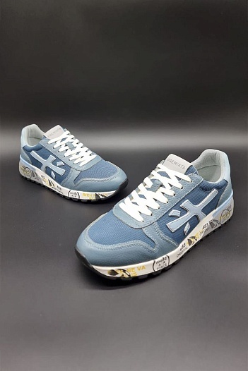 Комбинированные кроссовки Premiata Mick - Blue   