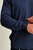 Мужской джемпер Tommy Hilfiger logo-embroidered - Navy