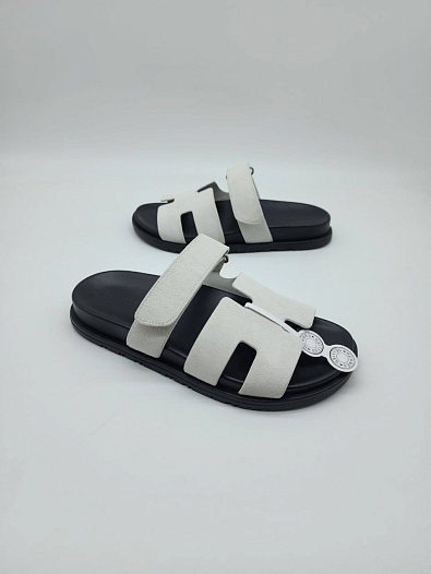 Женские кожаные сандалии Hermes Chypre    