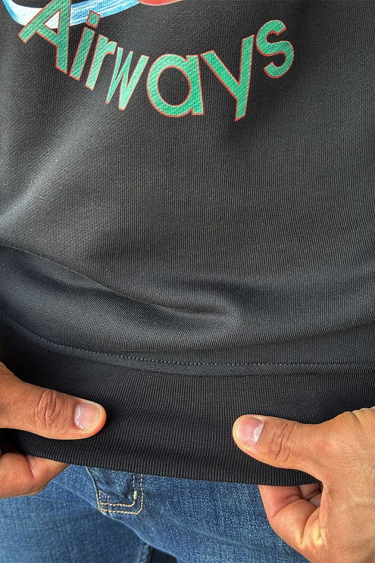 Чёрный свитшот Casablanca Orbite Autour De l'Orange