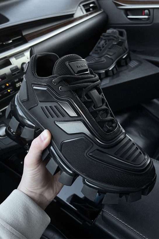 Чёрные кроссовки Prada Cloudbust Thunder