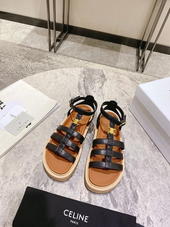 Женские сандалии Celine Premium - Black