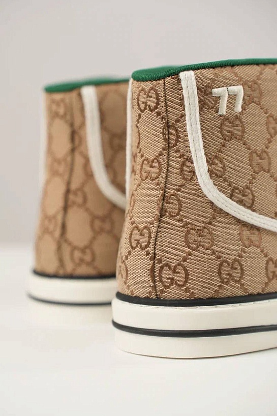 Мужские кроссовки Gucci Tennis 1977 high-top - Beige