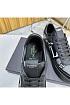Кожаные кроссовки Valentino low-top - Black
