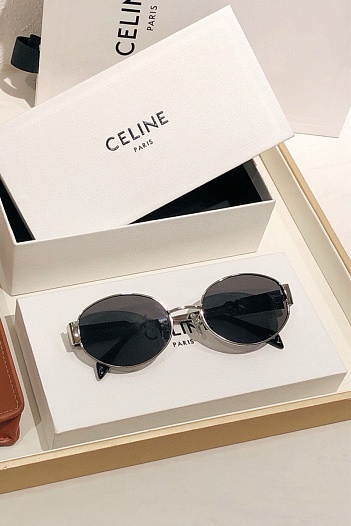 Солнцезащитные очки Celine Triomphe - Black / Silver   