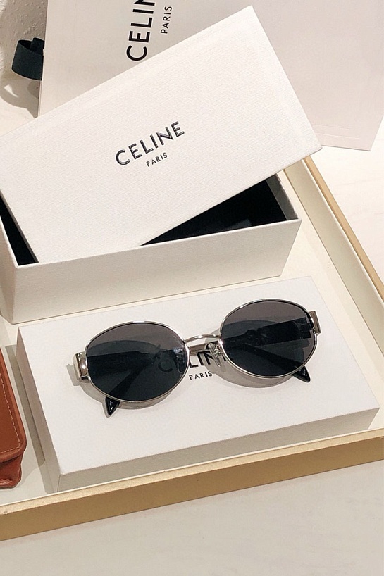 Солнцезащитные очки Celine Triomphe - Black / Silver