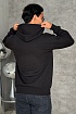 Чёрное худи Saint Laurent Paris logo-print
