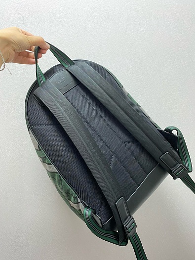 Рюкзак зелёного цвета Burberry TB Monogram Premium 30.5x14.5x42.5 см   