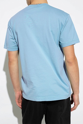 Мужская футболка Stone Island compass-patch - Blue   