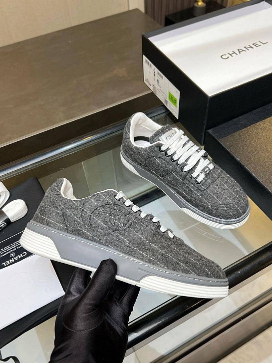 Женские кроссовки Chanel Tweed premium