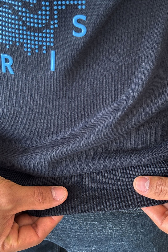 Тёмно-синий свитшот Kenzo Tiger motif