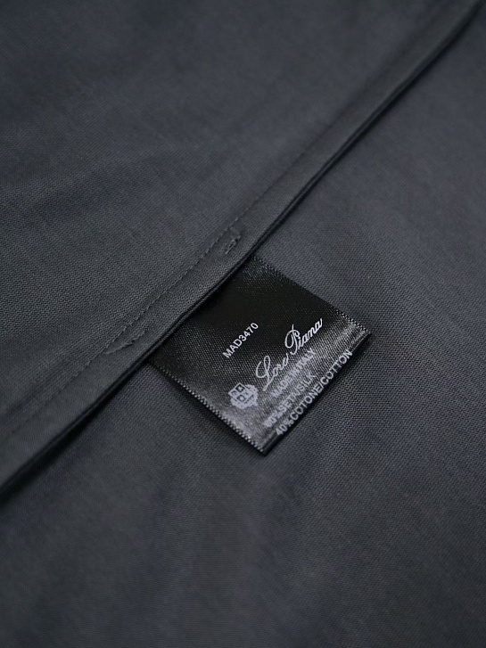 Мужская тёмно-серая футболка Loro Piana premium