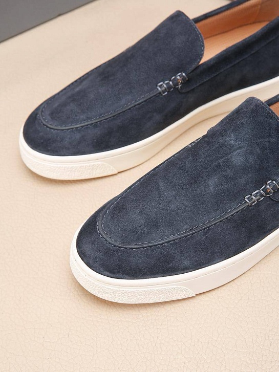 Мужские замшевые лоферы Brunello Cucinelli