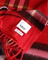 Шарф Burberry Check premium 168x30 см - Red