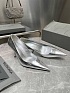 Женские кожаные туфли на каблуке Balenciaga premium