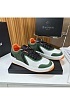 Кожаные кроссовки Balmain B-Skate Low-Top - White / Green