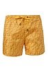 Мужские жёлтые шорты Fendi FF monogram