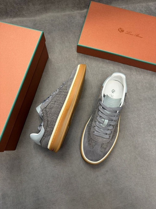 Мужские кроссовки Loro Piana Tennis Walk - Grey