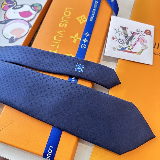 Галстук Louis Vuitton Monogram premium - Navy