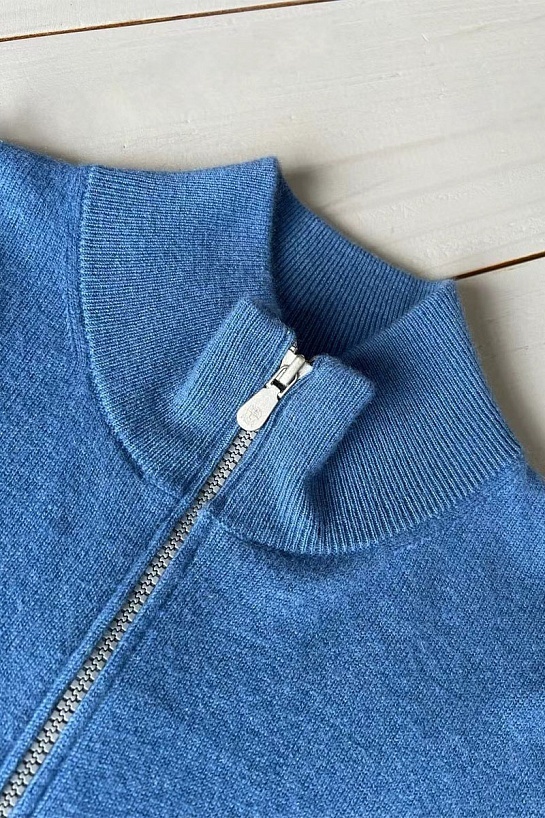 Кашемировый свитер Brunello Cucinelli Premium - Lake Blue