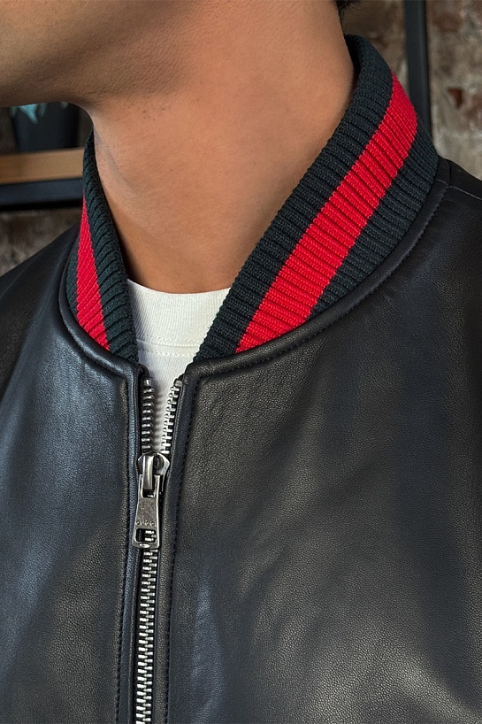 Кожаная куртка Gucci premium