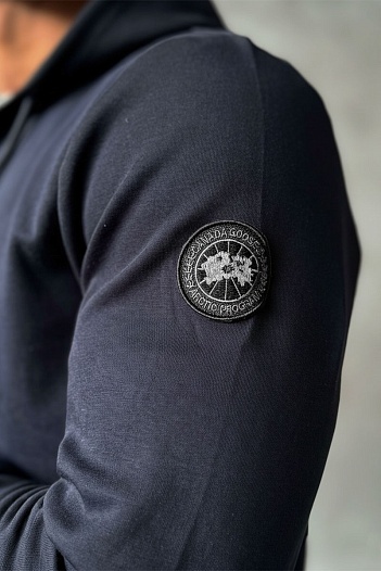 Мужской спортивный костюм Canada Goose тёмно-синего цвета   