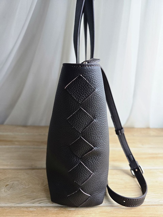 Кожаная сумка Bottega Veneta 38x22 см