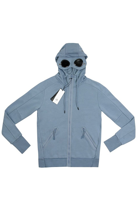 Тёмно-синяя кофта C.P. Company Diagonal Raised Goggle