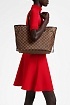 Женская кожаная сумка Louis Vuitton Neverfull MM Damier Ebene 33x30 см