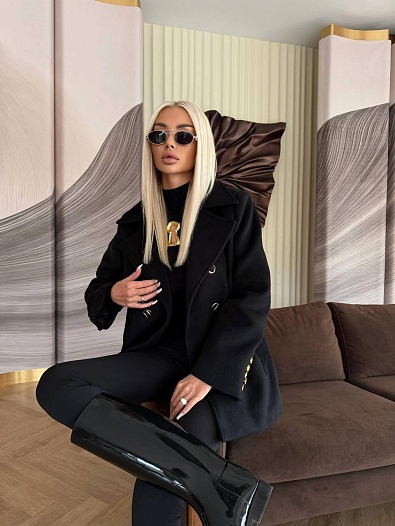 Женское пальто Schiaparelli Premium - Black   