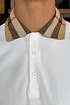 Мужское поло Burberry Premium - White