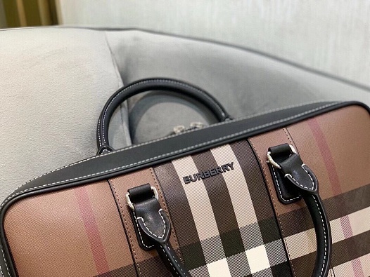 Кожаный портфель Burberry Premium 38x28x9 см   