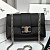 Женская сумка Celine Victorire Medium Premium 21x12x7 см - Black / Silver