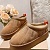 Меховые женские слипоны UGG Tassle - Chestnut