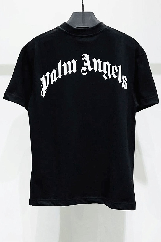 Чёрная футболка Palm Angels Broken Palm print