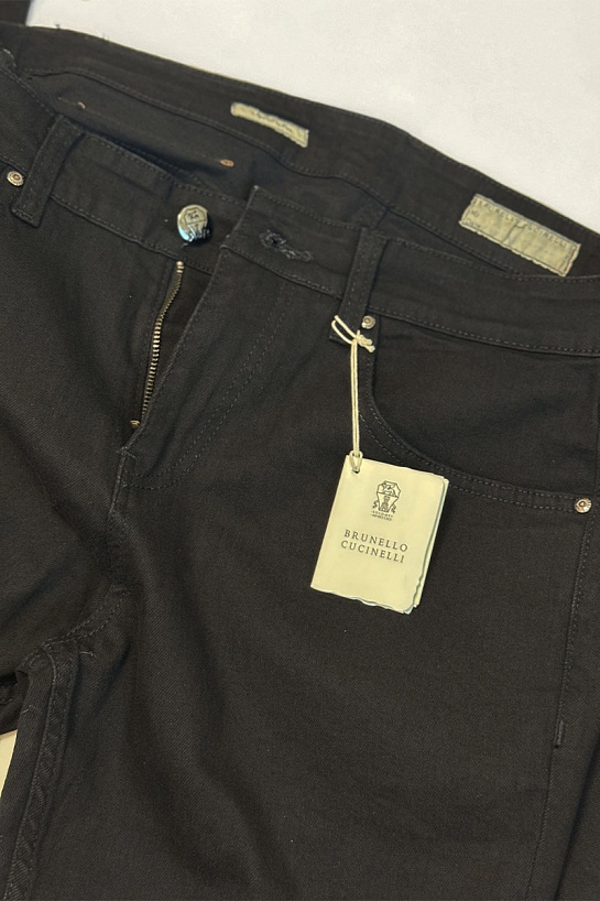 Мужские чёрные джинсы Brunello Cucinelli