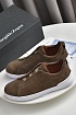 Замшевые кроссовки Ermenegildo Zegna Triple Stitch low-top - Brown
