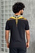 Чёрная футболка Marcelo Burlon County of Milan Solfolk Wings