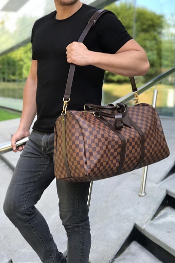 Дорожная сумка Louis Vuitton Keepall Damier 55x30 см   
