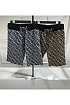 Мужские шорты Burberry monogram-pattern - Grey