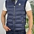 Мужской брендовый жилет Moncler тёмно-синего цвета