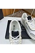 Кожаные кроссовки Balmain B-Skate Low-Top - White / Grey