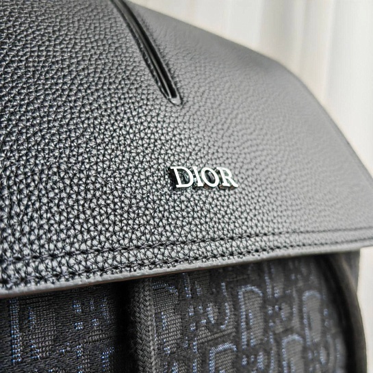Рюкзак  Dior Oblique Jacquard 41x32 см - Black